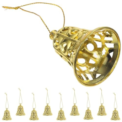 Flaroey Christmas Bells Pendant Decoration Wind Chimes Hanging Decoration Gifts Holiday Wedding Decoration