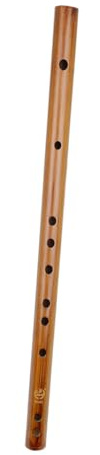 Traditionelle Piccolo Flöte, Tonart C, Leicht Tragbar | Aufbewahrungsbeutel aus Lint, Spiegelpoliert, Feine Öffnung, Braune Ausführung, für Anfänger