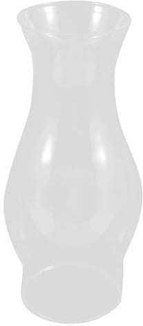 Holibanna Glaszylinder für Petroleumlampe 7,5cm Klarer Lampenschirm Schutz für Flamme und Kerzen Geeignet für Innenraumbeleuchtung