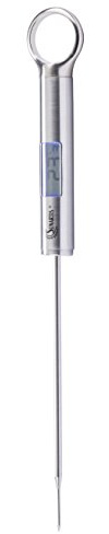SUNARTIS - Digitales Haushaltsthermometer ME550 | Edelstahl, beleuchtetes LC-Display | Präzise Temperaturmessung von -45°C bis +200°C | Schnelle Reaktionszeit & hoher Messkomfort