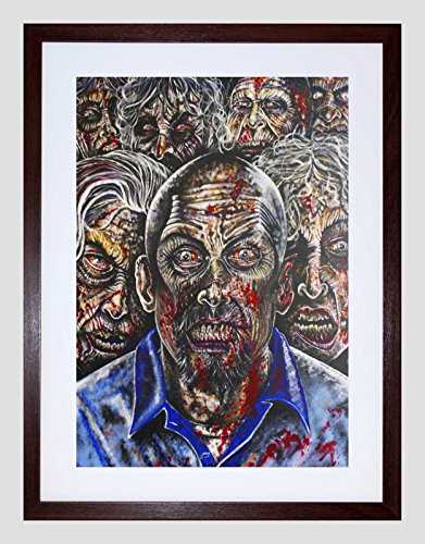 Wee Blue Coo BIG DADDY HOUSE 1000 CORPSES MAGUIRE BLACK FRAMED ART PRINT PICTURE B12X14038