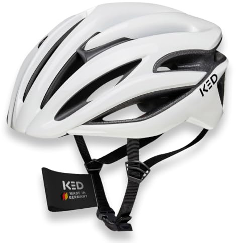 KED Rayzon Sport Fahrradhelm – Belüfteter Rennradhelm Mit LED Rücklicht Und Aerodynamischem Design