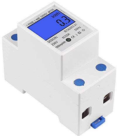 230V 50Hzcontatore Di Energia Monofase, Con Retroilluminazione Lcd Digitale Contatore Elettrico Modulare