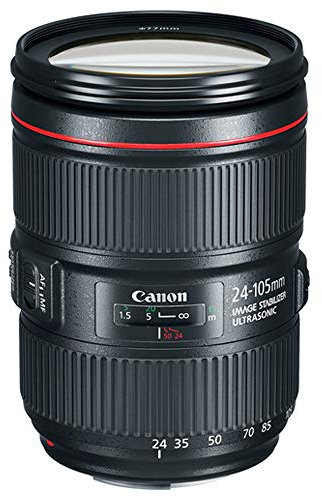 Canon EF 24-105 mm f/4L IS II USM Lens - Black (Renewed)