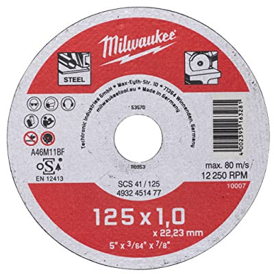 Milwaukee Metal Cutting Disc SCS 41/125 1.0 mm