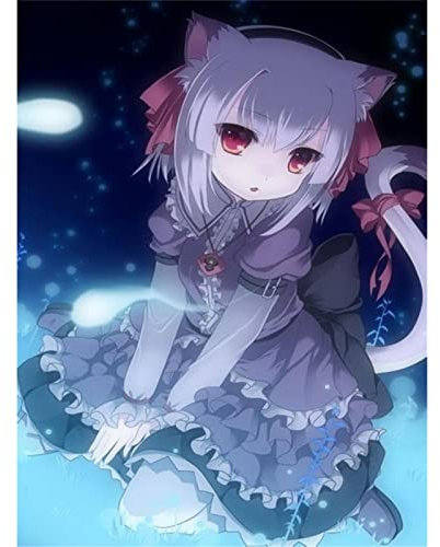YSCOLOR Diamant Painting Voller Diamanten Stickerei Cartoon Anime Girl 5D Diamant Malerei 2019 Japan Anime Kreuzstich Diamant Mosaik Diamant Muster 30X40Cm