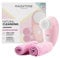 Magnitone Natural Cleansing Ultimate Gift Set with First Step Daily Cleansing Brush and 2 Wipe Out Makeup Remover Cloth Wipes