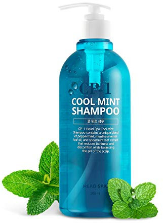 CP-1 Cool Mint Shampoo Head Spa Dry Hair 500 ml Relief Eisiges Menthol Frische Pfefferminze Ölkontrolle Porenreinigung Beruhigende Kopfhaut Sulfatfrei Silikonfrei Parabenfrei