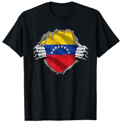Camisa Venezuela Vintage Bandera Venezolana Raíces Venezuela Camiseta