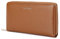 Frentree® Clutch Geldbörse Damen - Portemonnaie Damen 100% veganes Leder mit 16 Kartenfächern und Smartphonefach Herbst- und Winterfarben - Karamell