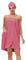 Verve Jelly Frauen Badetuch für Spa Dusche Verstellbarer Bademantel Trägerlos Badetuch Weiche Mikrofaser Bademäntel Wrap mit Haar Turban, wassermelone, 36