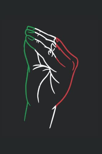 Italien: Italiener | Notizbuch DIN A5 6x9 Zoll | Planer Tagebuch Schreibheft | 120 Seiten | Punktiert