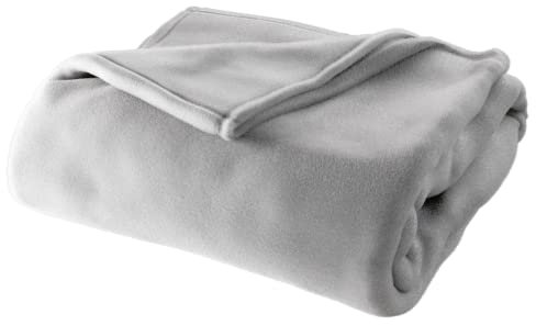 Emma Essentials Decke 220x240cm - kuschelige Sofadecke, Hellgrau