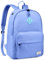 Kasgo Schulrucksack, Klassisches Leichtgewicht Rucksack Herren Damen Jungen Mädchen Teenager Hochschule Schultasche Casual Daypack für Reise Arbeit Aqua Blau