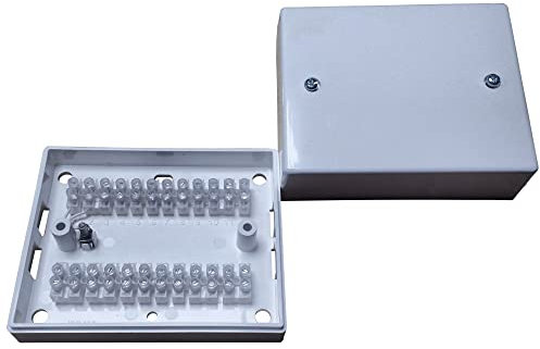 24 Way Alarm Junction Box with Spring Tamper, for Low Voltage Applications such as Security Systems etc.