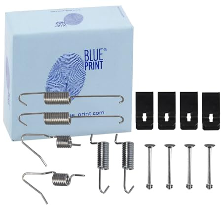 BLUE PRINT Zubehörsatz, Bremsbacken ADBP410065 Hinterachse | Kompatibel mit: NISSAN JUKE, QASHQAI / QASHQAI +2 I, X-TRAIL II, RENAULT KOLEOS I, TOYOTA AVENSIS, AVENSIS Kombi