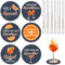 Aperol Spritz Geschenk 12 Stück Inklusive Aperol Strohhalme Glas Aperol Filzuntersetzer Aperol Spritz Accessoires für Frauen Männer Kollegen Freunde Familie