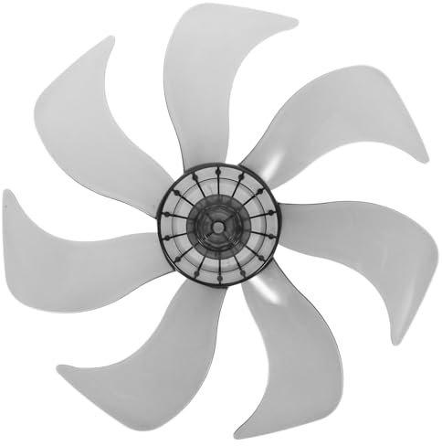 ERINGOGO 7 Elektrische Lüfterblätter Ersatz Fan-Zubehör Sommerkühlung Ventilatorzubehör deckenventilator Universelle Lüfterblätter Austausch der Flügel des Sockelventilators Plastik Weiß