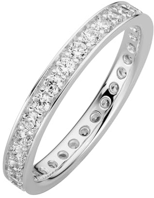 Orolino Damen Ring 333/- Gold Glänzend Zirkonia weiß 067370153