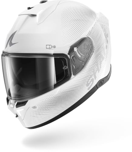 Shark, Integraler Motorradhelm SKWAL i3 SP LYNE White Silver WSS, XS