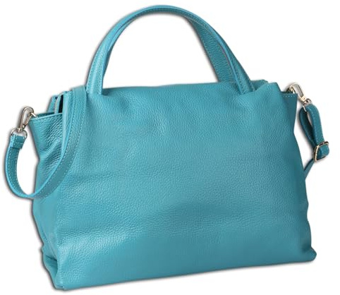 Toscanto Tasche türkis Handtasche groß 36x25cmx18cm OTT184HT4