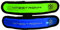 ZNEX LED Armband Leuchtarmband für Sport & Outdoor, 2er Set blau/grün. Hell leuchtendes LED Jogging Fahrrad Licht Warnlicht Blinklicht für hohe Sichtbarkeit im Dunkeln