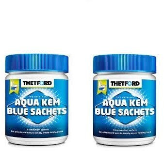 Thetford Aqua Kem Beutel 540 g (18 x 30 g) 2er Set