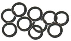 Zeck Solid Ring 43kg - 10 Verbindungsringe zur Verbindung der Hauptschnur mit dem Vorfach, Schnurverbinder zum Wallerangeln