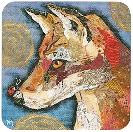 Dawn Maciocia 'Hi Jack' Lovely Fox & Ladybird Coaster Table Mat