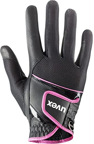 Uvex sumair Reithandschuhe, Black-pink, 7.5