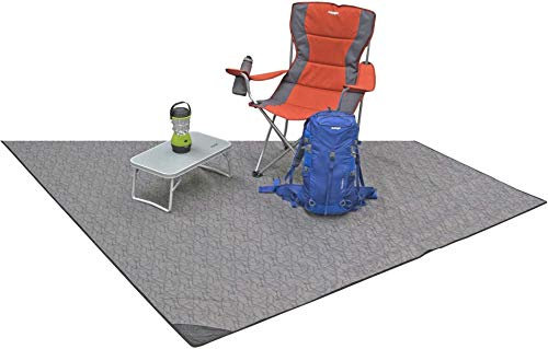 Vango Universal Tent Carpet, Luxury Camping Rug with Soft Woven Nylon Top & Insulating Foam Mid-Layer, Waterproof Non-Slip PE Base, Easy Clean Groundsheet Protector with Carry Bag (130 x 300cm)
