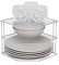 simplywire – 3 Tier Plate Rack - Kitchen Cupboard Organiser – Chrome