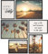Papierschmiede® Mood Poster Set Los Angeles, Bilder Wohnzimmer Deko Schlafzimmer, 2x DIN A3 (ca. 30x42) und 4x DIN A4 (ca. 21x30), California Dreaming West Coast - ohne Rahmen