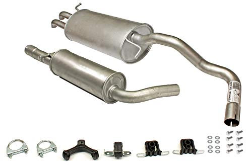 Ferroz Export Ersatz für Mittelschalldämpfer Golf V, VW Golf Plus, 1K1, 1.4, 2.0 2004-2008 Auspuff
