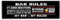 Bar Runner Mat - Long Novelty Home Pub Bar Mats - Funny Drink Beer Gifts for Men Women - Bar Rules