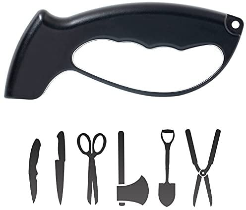 Axe & Machete Messerschärfer, Handmesser- & Werkzeugschärfer, professionelles Schärfen Ulu Messer Axt Beil Machete, Wiederherstellen, Reparieren & Schärfen gezackte Klingen, Schneidwerkzeuge,