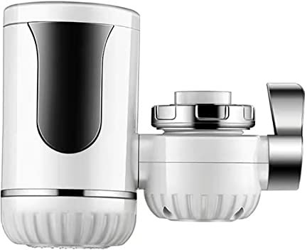 FXNFXLA Grifo del Calentador De Agua Eléctrico Instantáneo Sin Tanque De 50 °, Grifo De Calefacción del Calentador, Pantalla De Temperatura, Grifo De La Cocina del Baño, Sin Necesidad De Instalar