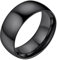 Bestyle Ring Schwarz Herren 8mm Partnerring Edelstahl Damen Frauen Verlobungsringe Ehering Hochzeitsringe Ringgröße 67 Modeschmuck für Geburtstag Weihnachten