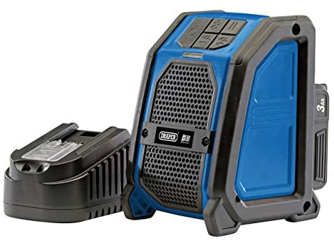 Draper D20 20V Wireless Speaker With 1 X 3.0Ah Battery And Charger - 94903