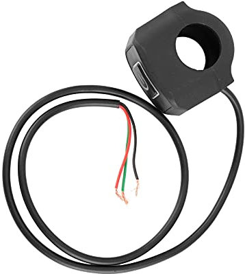 Interruptor de luz de manillar de motocicleta botón pulsador impermeable W LED indicador 22mm 7 8 pulgadas pulsante encendido apagado moto 7 8 pulgadas motocicleta manillar interruptor impermeable