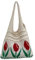 Anopo Donna Uncinetto Borsa Tote Estetica Fata Borsa Hobo Fiore Borsa a Tracolla Maglia Borsa da Spiaggia Accessori Estivi Bianco