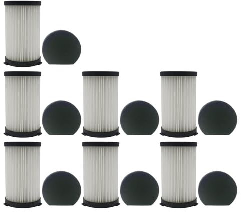 Filtro Hepa for MooSoo D600 D601 for Cecotec for Conga for Thunderbrush 520 550 560 for Ariete for Handy for Force 2761 2759 RBT Parti for aspirapolvere Lodevole (Size : 7 PCS)
