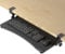 suptek Vassoio per Tastiera sotto la Scrivania Estraibile con Morsetto a C Vassoio per Mouse del Computer 650 x 300 mm Cassetto per Computer con Piattaforma Estraibile per Digitazione, Nero, DSF1