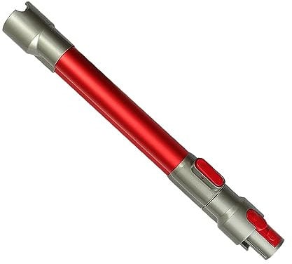 LRFDRESS Quick Release Conductive telescopic Wand for Dyso n V15 V11 V10 V8 V7 Stick Vacuum Cleaners Replacement Tube, Adjustable Length 18 to 28 Inch Extendable Wand (Red)