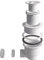 BALNEO Siphon Pour Receveur de Douche, Receveur de Douche, Matériau ABS, Facile À Nettoyer, Hauteur 68mm, Pour Caniveau de Douche, Receveur en Pierre Convient Aux Receveurs de Douche BALNEO Stone Tray