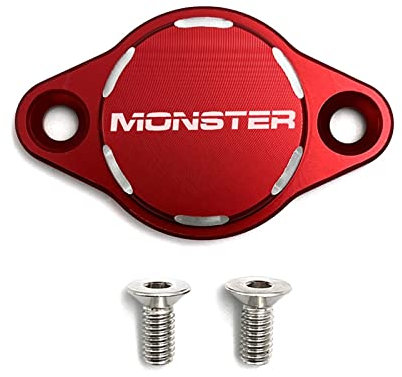 JINGYAOTONG Tappi a Vite per Moto per Ducati Monster 696 796 821 695 1100/S/EVO 1200 1200S Moto Tappo Filtro Olio Motore 2024 (Colore : Red with Logo, Misurare : 1)