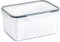 Baobiutin Fruit Storage Containers Refrigerator Organizer Bins Fridge Food Salad Container with Lid Colander 850ml Storage Box