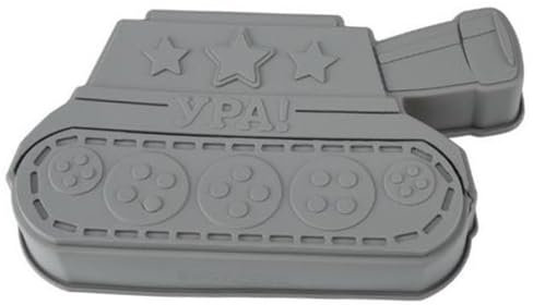 NHPY 1 Stück Silikon Backform Panzer, 26*15Cm Silikonmotivbackform 3D Panzer Backform Backform Panzer Kinder Für Die Kindergeburtstagsfeier Können Daraus Kuchen, Schokolade, Dessertpudding Usw(Grün)
