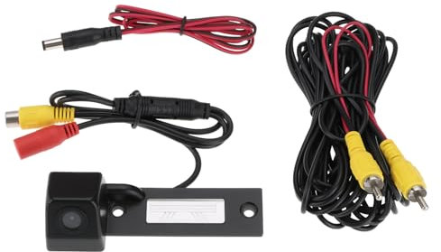 EMSea 1Set 170° Breite wasserdichte Rückfahrkamera 73x23mm Ersatzteil 3B5943021 Kompatibel mit VW Transporter T5 2003-2009 Kompatibel mit Caddy Mk3 2003-2015 Kennzeichenbeleuchtung