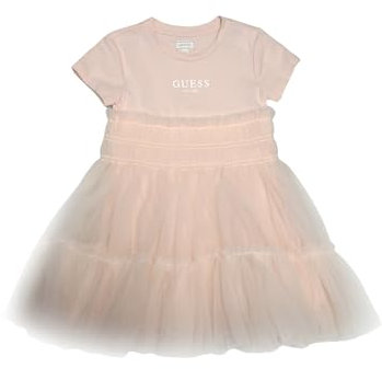 Guess Vestito per Bambine e Ragazze Rosa 2 Anni (92cm)